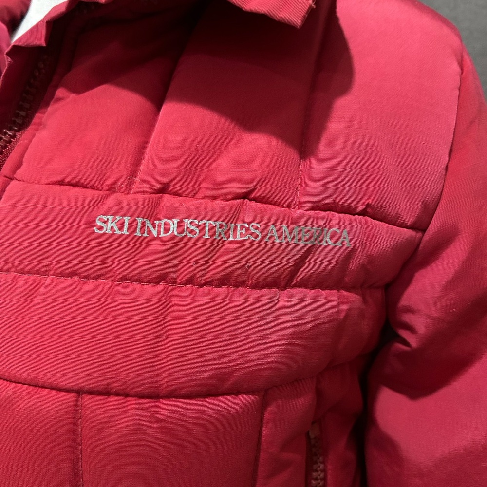 Red Vintage Roffe Ski Jacket - Picture 3 of 16